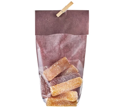 Polypropylene Bag with Chocolate Kraft Paper Back